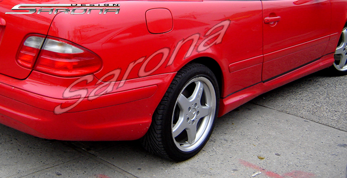 Custom Mercedes CLK Side Skirts  Coupe & Convertible (1998 - 2002) - $450.00 (Part #MB-021-SS)